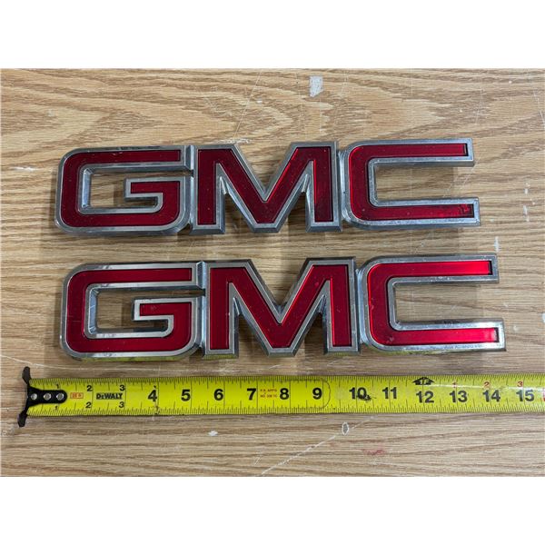 (2) GMC Emblems.