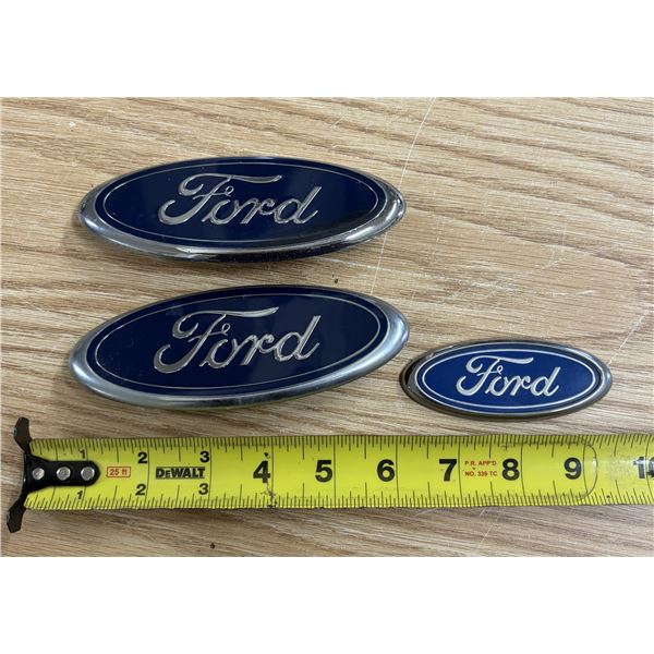 (3) Ford Emblems.