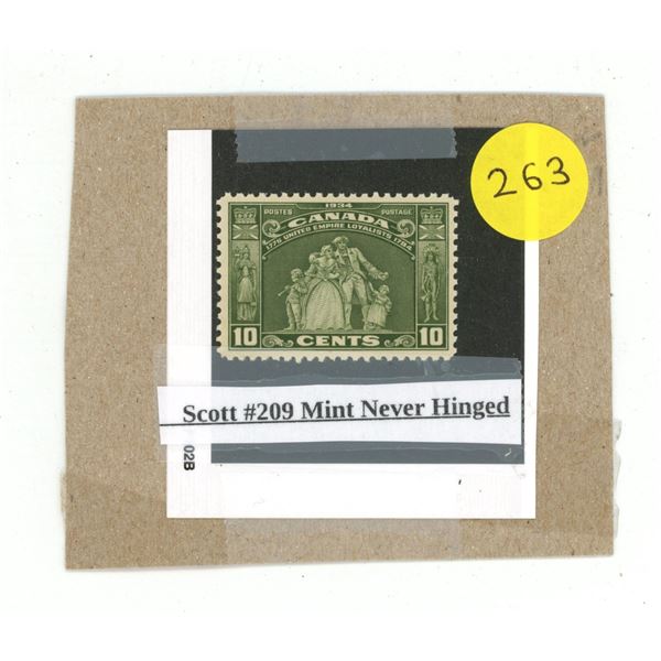 Scott #209 Mint Never Hinged.