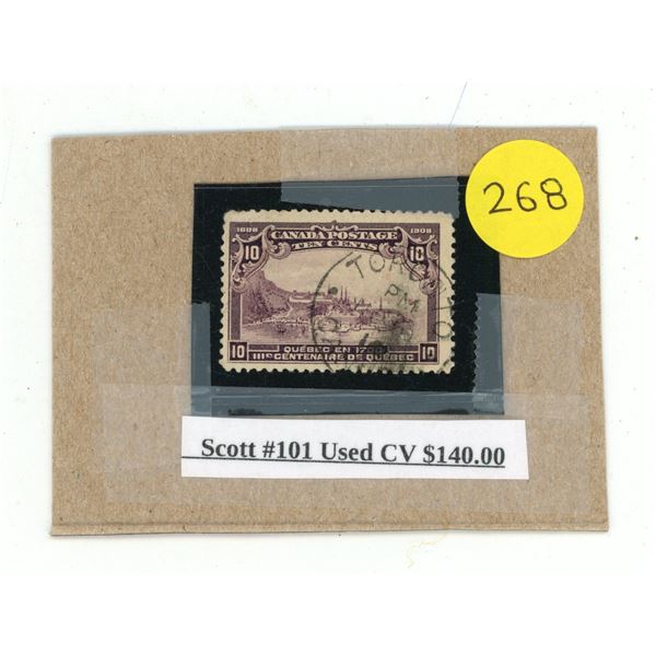 Scott #101 Used CV $140.00.