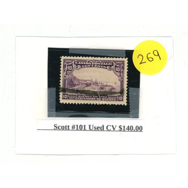 Scott #101 Used CV $140.00.