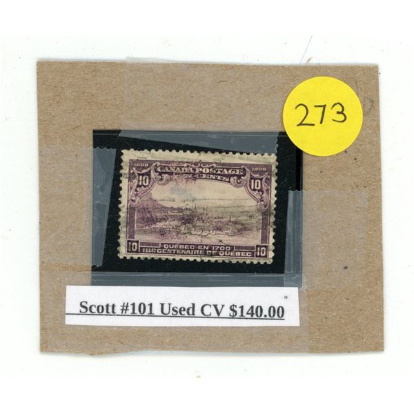 Scott #101 Used CV $140.00.