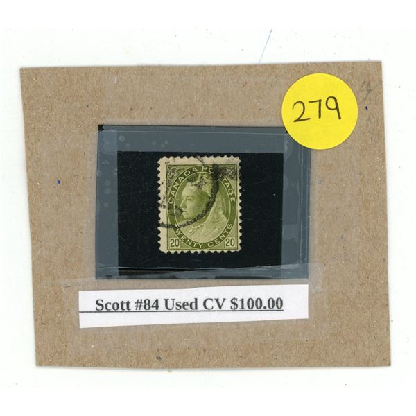 Scott #84 Used CV $100.00.