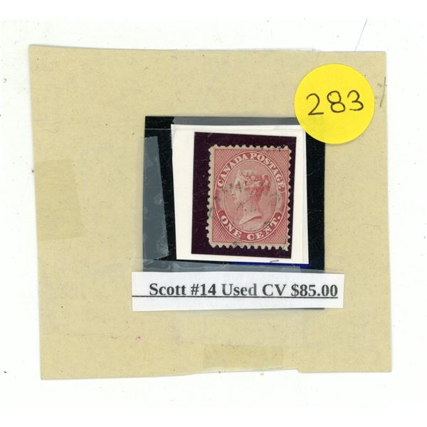 Scott #14 Used CV $85.00.