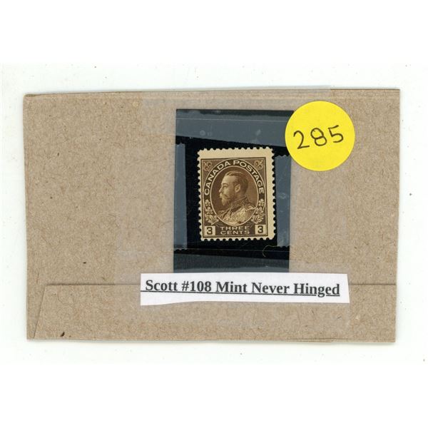 Scott #108 Mint Never Hinged.