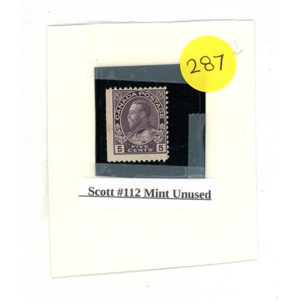 Scott #112 Mint Unused.
