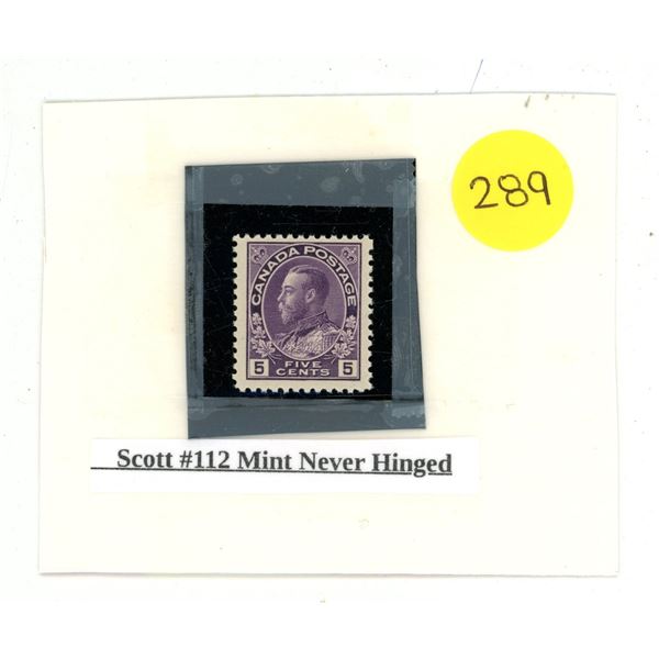 Scott #112 Mint Never Hinged.