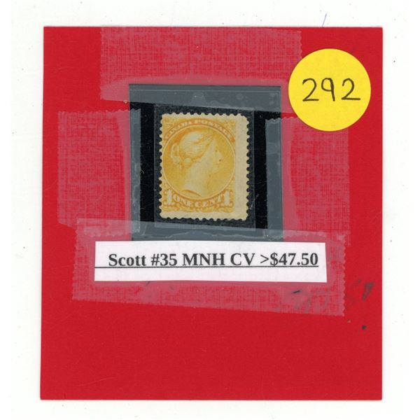 Scott #35 MNH CV >$47.50.