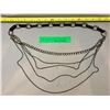Image 2 : (2) Vintage Costume Jewelry Necklaces (Black & White)