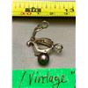 Image 4 : Vintage Rare Cage Pendant w/ Black Pearl