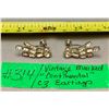 Image 1 : Vintage Marked “Continental” CZ Earring Set