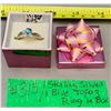 Image 1 : Sterling Silver “925” Blue Topaz Stone Ring in Box – Size 8.75