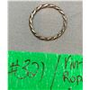 Image 2 : Vintage Silver Rope Ring in Box – Size 8