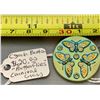 Image 2 : (2) Vintage Czech Glass Buttons, Pre-1940’s, Very Rare!