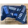 Image 1 : Hand Crafted Quilt, 54” x 88”.  Cotton Top & Flannel/Soft Cotton Inside –