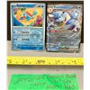 Image 1 : (2) Pokémon Holo Promo Cards from “151” Set – Blastoise ex & Squirtle