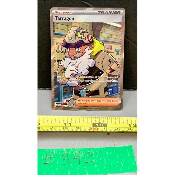 Pokémon Tarragon Full Art Ultra Rare Holo Card – MINT