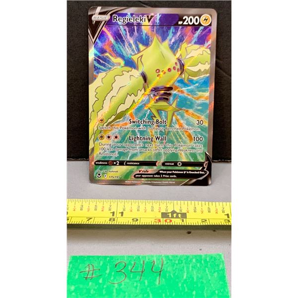 Pokémon Rare Regieleki V Full Art Holo Card – MINT
