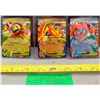 Image 1 : Set of (3) Pokémon Mega Promo Holo Cards – MINT