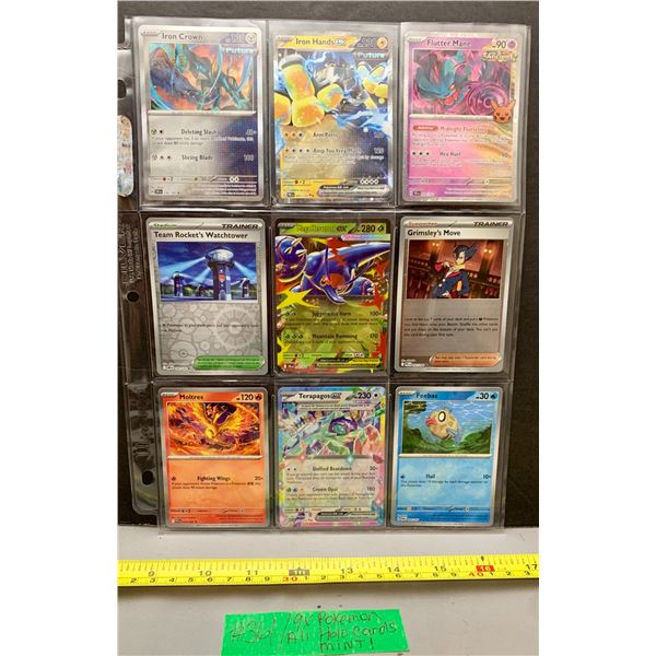 (9) Rare Pokémon Holo Cards (Mixed Sets) – MINT
