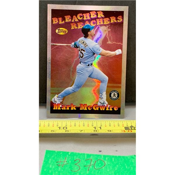 1997 Topps Mark McGwire Chrome Refractor Baseball Card #SB6