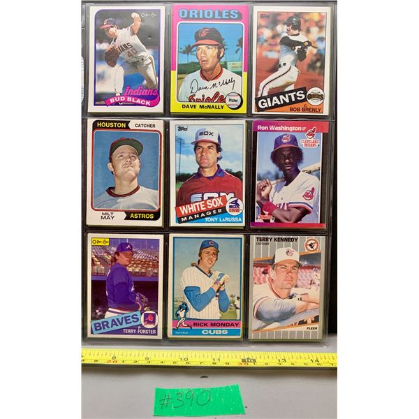 (18) Vintage Pre-1989 Baseball Cards inc. 1984 Olympics USA National Team Cards