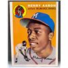 Image 2 : Hank Aaron RC Reprint & Pacific Hank Aaron Baseball Card