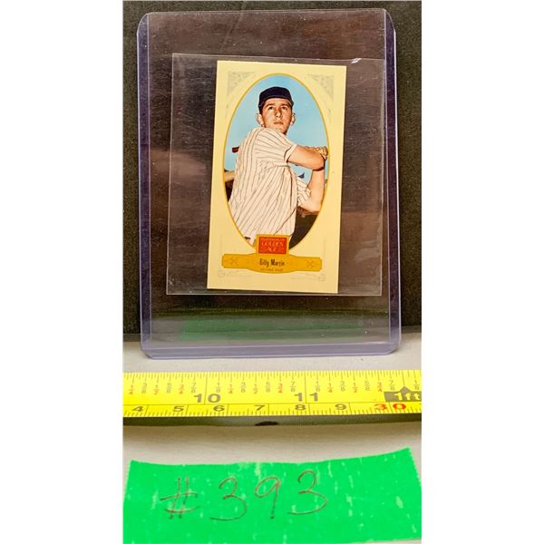 Billi Martin Broad Leaf Mini Baseball Card
