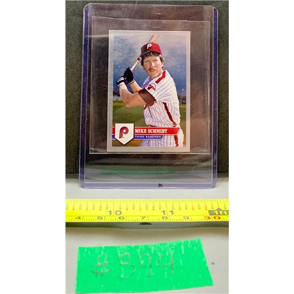 Mike Schmidt Topps Foil Sticker #290