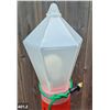 Image 2 : Pair of blow mold light-up outdoor candles. Approx. 39 inches tall, excellent condition