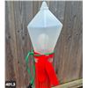 Image 3 : Pair of blow mold light-up outdoor candles. Approx. 39 inches tall, excellent condition