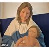 Image 4 : Mary/Jesus blow mold light-up decoration. Ex. condition.  Approx. 26x18 inches