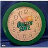 Image 1 : Quaker State Oil advertising clock, works, battery-operated