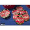 Image 2 : 4 Coca Cola (Coke) items, set of 6 coasters, tray, ice bucket, waste paper basket