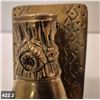 Image 2 : Heavy brass door knocker, 2 3/4 x 5 3/4 inches