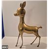 Image 1 : Large MCM solid brass stylized deer, 16 inches tall