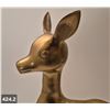 Image 2 : Large MCM solid brass stylized deer, 16 inches tall