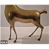 Image 3 : Large MCM solid brass stylized deer, 16 inches tall