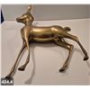 Image 4 : Large MCM solid brass stylized deer, 16 inches tall