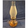 Image 3 : Oil lamp, finger lamp, with chimney, working with wick