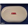 Image 5 : Large red/white enamel roaster, excellent condition, few minor chips, shiny finish