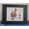 Image 1 : Flintstones animation signed art print, 8 1/2 x 11 inches. (No Glass Cover)