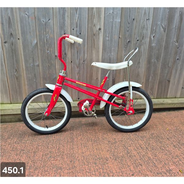 Vintage 1970s banana set junior-size bicycle, original and in great condion.