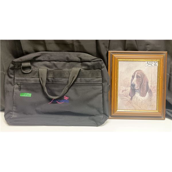 Weekenders Soft Cover Briefcase and Dog Picture