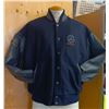 Image 2 : Men's Large Black Outer Boundary Jacket With Leather Sleeves (Brand New)