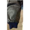 Image 6 : Men's Large Black Outer Boundary Jacket With Leather Sleeves (Brand New)