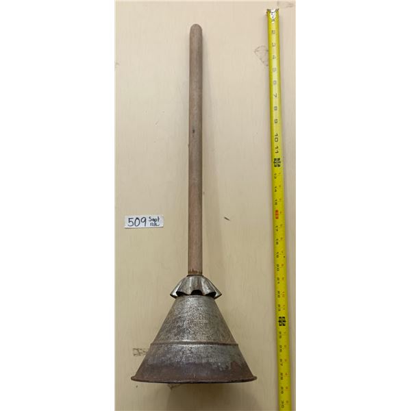Vintage Clothes Washer (Plunger)- Metal