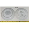 Image 2 : 2 plates- Summer on the Moon- Royal Worcester Pocelain & Omnitax Railway Safety Award Plate