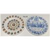 Image 1 : 2 Plates - Wood & Sons Ironstone Fathers of Confederation 7 Presidents of USA
