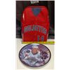 Image 2 : Plate # 10758c in Limited Edition of " The Great Gretzky" & Plate & Winnipeg Goldeyes Lunch Cooler